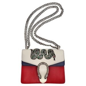 Authentic Gucci Dionysus Crystal Rhonestone Snake Crossbody Bag